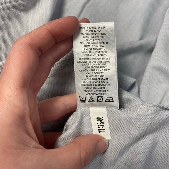 Travis Mathew Prestige 77 Performance Just a Blur Polo Shirt Size M Golf Casual - Picture 10 of 10